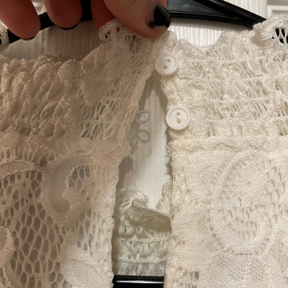 White dressy tank top - Picture 3 of 4